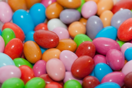 Colourful Sugared Almondの写真素材