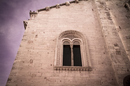 an antique church located in Barletta, a city located in Apulia, South Italyの写真素材