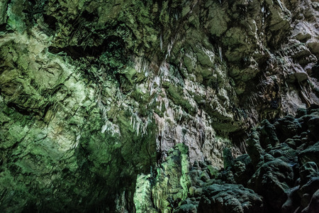 The Castellana Caves are a remarkable karst cave system located in the municipality of Castellana Grotte, Italyの写真素材