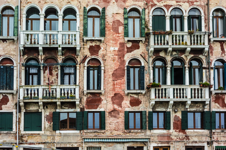 old and pictoresque buildings in Venice, Italy