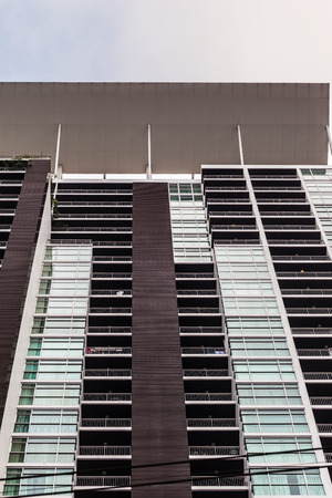 detail of a high rise condo in thailandのeditorial素材