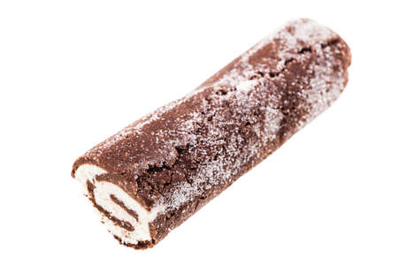 an austrian christmas pastry isolated over a white backgroundの写真素材