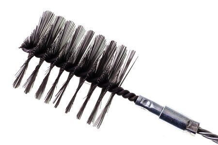 a chimney metal brush isolated over a white background
