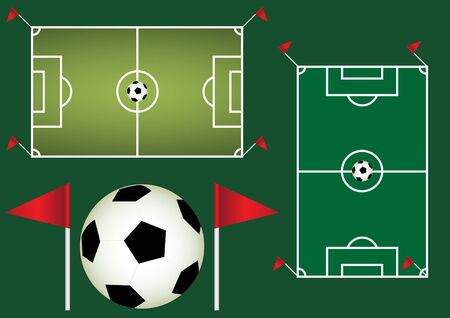 football background. Soccer Vector.のイラスト素材
