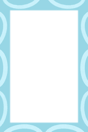 a blue frame with a white borderのイラスト素材