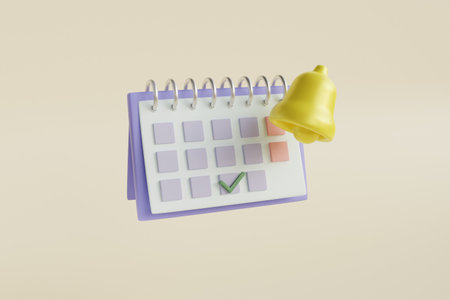 Monthly calendar. Information sign business concept. Calendar notification icon. Holiday background. Simple design. Business technology. Icon symbol. Event schedule date.の写真素材