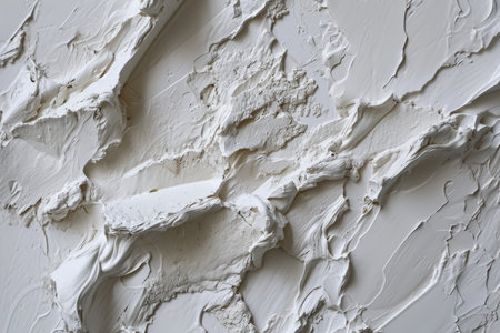 White paint on a white background, in the style of relief, graphic contours, textured, organic landscapes, hinchel or, chalkyの素材