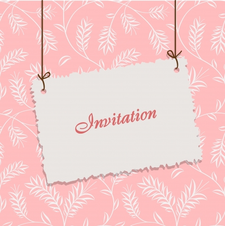 Vintage card design for greeting card, invitation, menu, cover   のイラスト素材