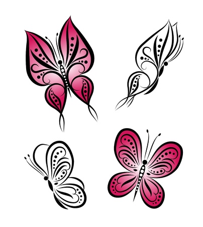 Butterflyのイラスト素材