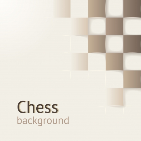 Chess background with drop shadows   concept  Design template for your presentation, brochure and etc のイラスト素材