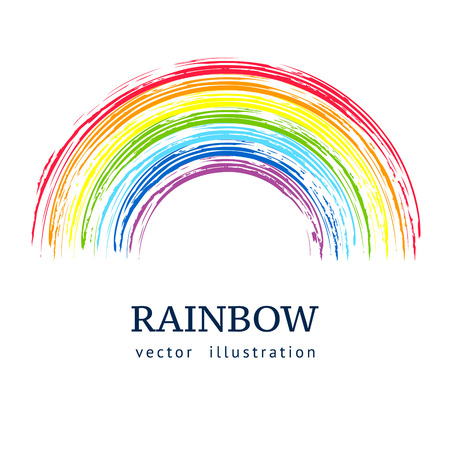 Ink rainbow.  Abstract vector backgroundのイラスト素材