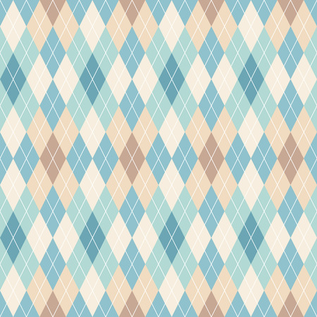 Argyle seamless pattern. Retro background