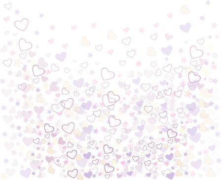 love colorful seamless patternsのイラスト素材