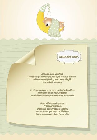 new baby welcome card の写真素材