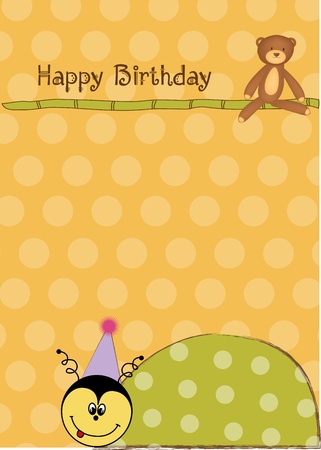 happy birthday card のイラスト素材