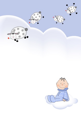 baby announcement のイラスト素材