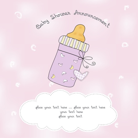 baby shower announcement のイラスト素材