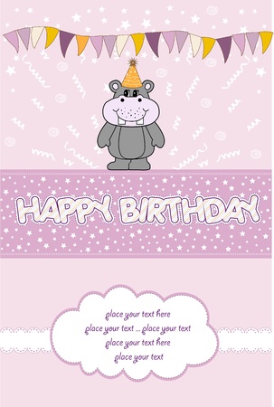 happy birthday cardのイラスト素材