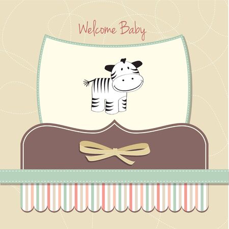 delicate baby girl shower card のイラスト素材