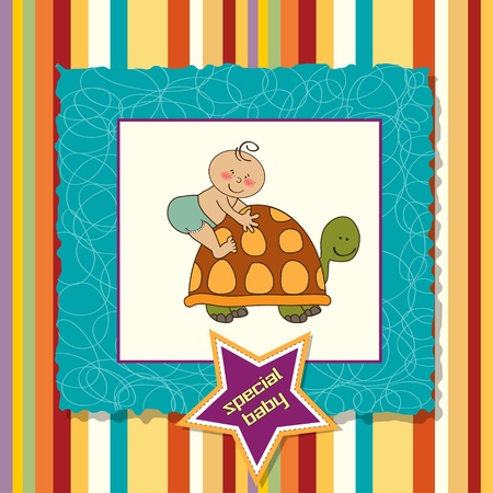 funny baby shower card のイラスト素材