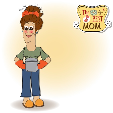 the best momのイラスト素材