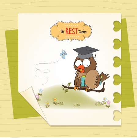 Owl Teacherのイラスト素材