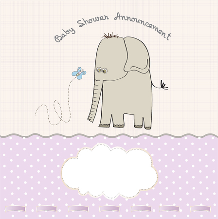 baby shower card, illustration in vector formatのイラスト素材