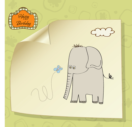 baby shower card, illustration in vector formatのイラスト素材