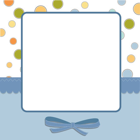 Cool template frame design for greeting card, vector illustrationのイラスト素材