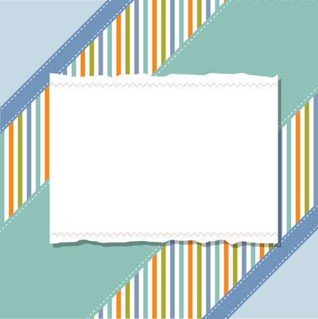 Cool template frame design for greeting card, vector illustrationのイラスト素材