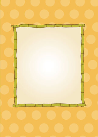 Template frame design for greeting card, vector illustrationのイラスト素材