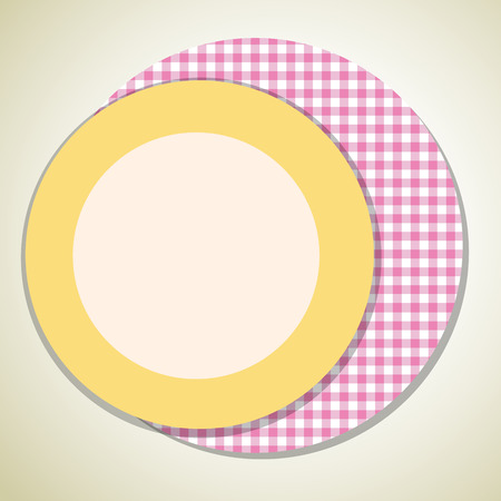 Template frame design for greeting card, vector illustrationのイラスト素材