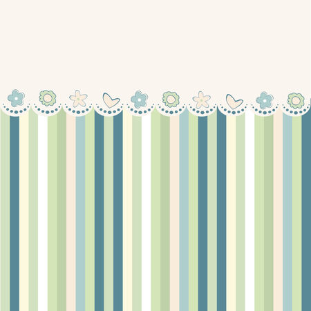 Template design for greeting card, vector illustrationのイラスト素材