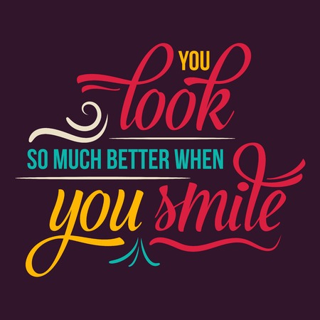 positive inspirational  life quote, illustrator in vector formatのイラスト素材