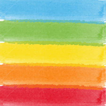 Abstract watercolor rainbow colors background, vector EPS10のイラスト素材