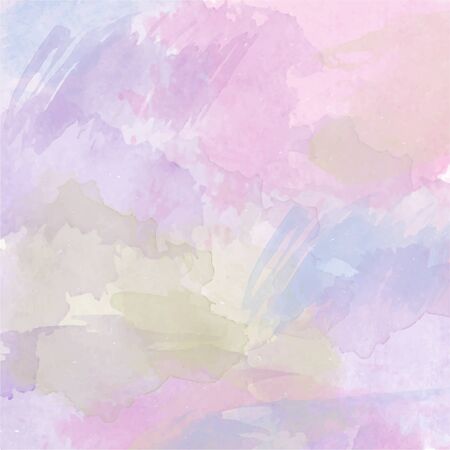 Abstract vector hand-drawn watercolor background. Colourful template. There is blank place for your text. EPS 10のイラスト素材