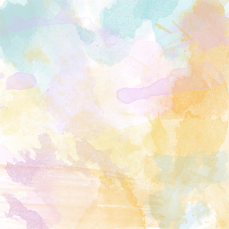 Beautiful hand painted watercolor background, vector illustrationのイラスト素材