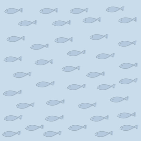 fun background texture with fishのイラスト素材