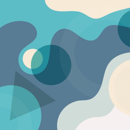 Modern geometric abstract backgroundのイラスト素材