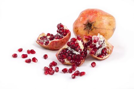 Pomegranate. Object on a white backgroundの写真素材