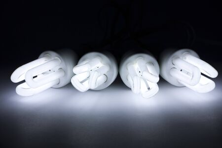Environment friendly compact fluorescent light bulbsの写真素材