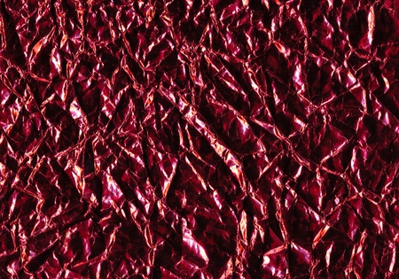 Red wrinkled paper. High resolution of red paperの写真素材