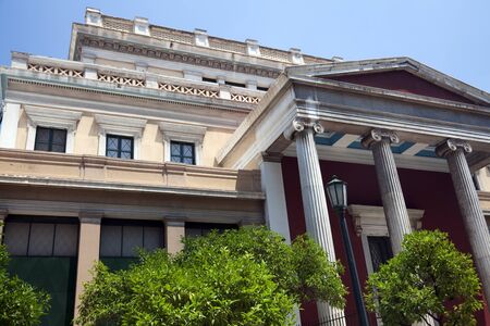 Athens - Neo-classical facade の写真素材