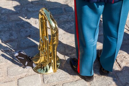 THESSALONIKI, GREECE - OCT 26: Participation of armed forces in the context of the celebrations for...