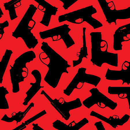 Weapon vector seamless pattern. Vector EPS10のイラスト素材