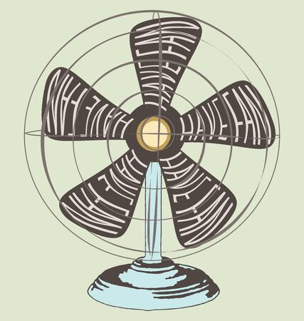 Fan with the words have fanのイラスト素材