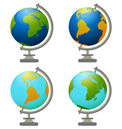 School globe, vector のイラスト素材