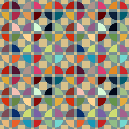 Vintage retro ceramic tile pattern set collection. Antique retro ceramic tile pattern can be used for wallpaper, web page background, surface textures.のイラスト素材