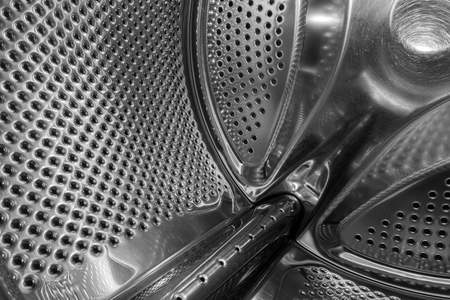 Washing machine drum insideの写真素材