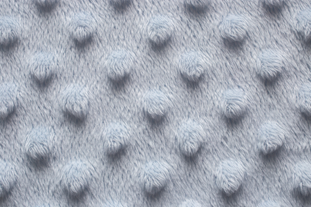 Blue fluffy gentle baby blanketの写真素材